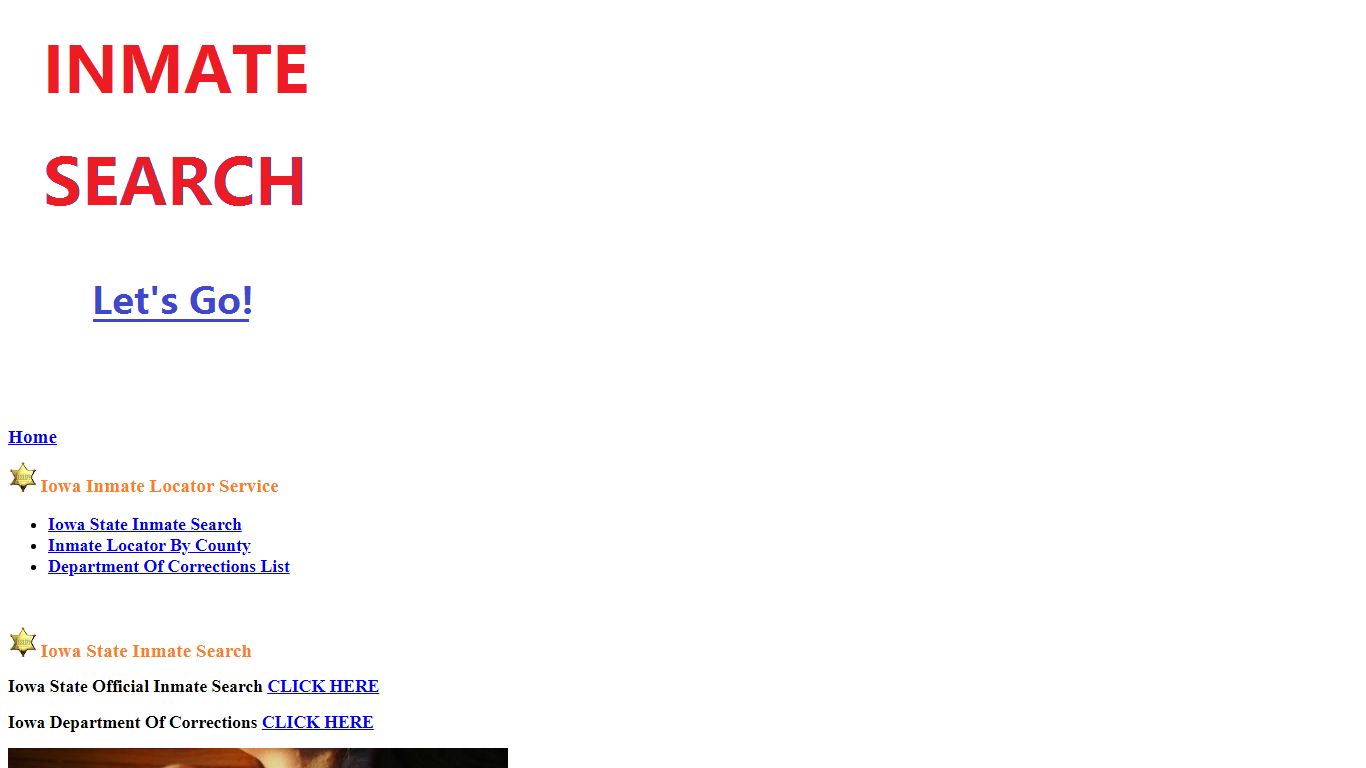 Iowa Department Of Corrections And Inmate Search Service